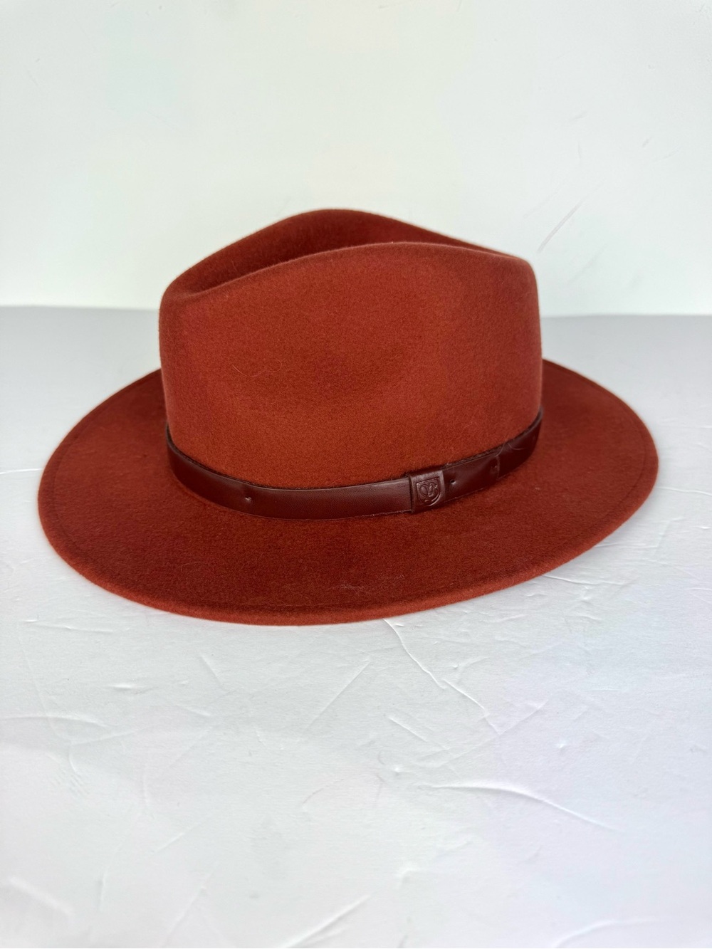 Brixton Messer Revolve Brown Fedora Western Hat Size XS 6 3/4